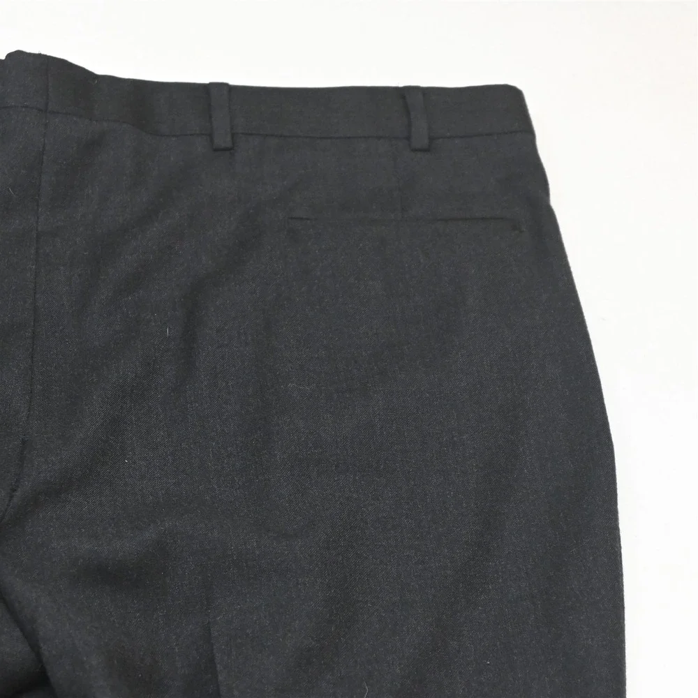 Jos A Bank 46R 42x30 Gray Wool Cashmere Flannel Mens Jacket Pants Suit